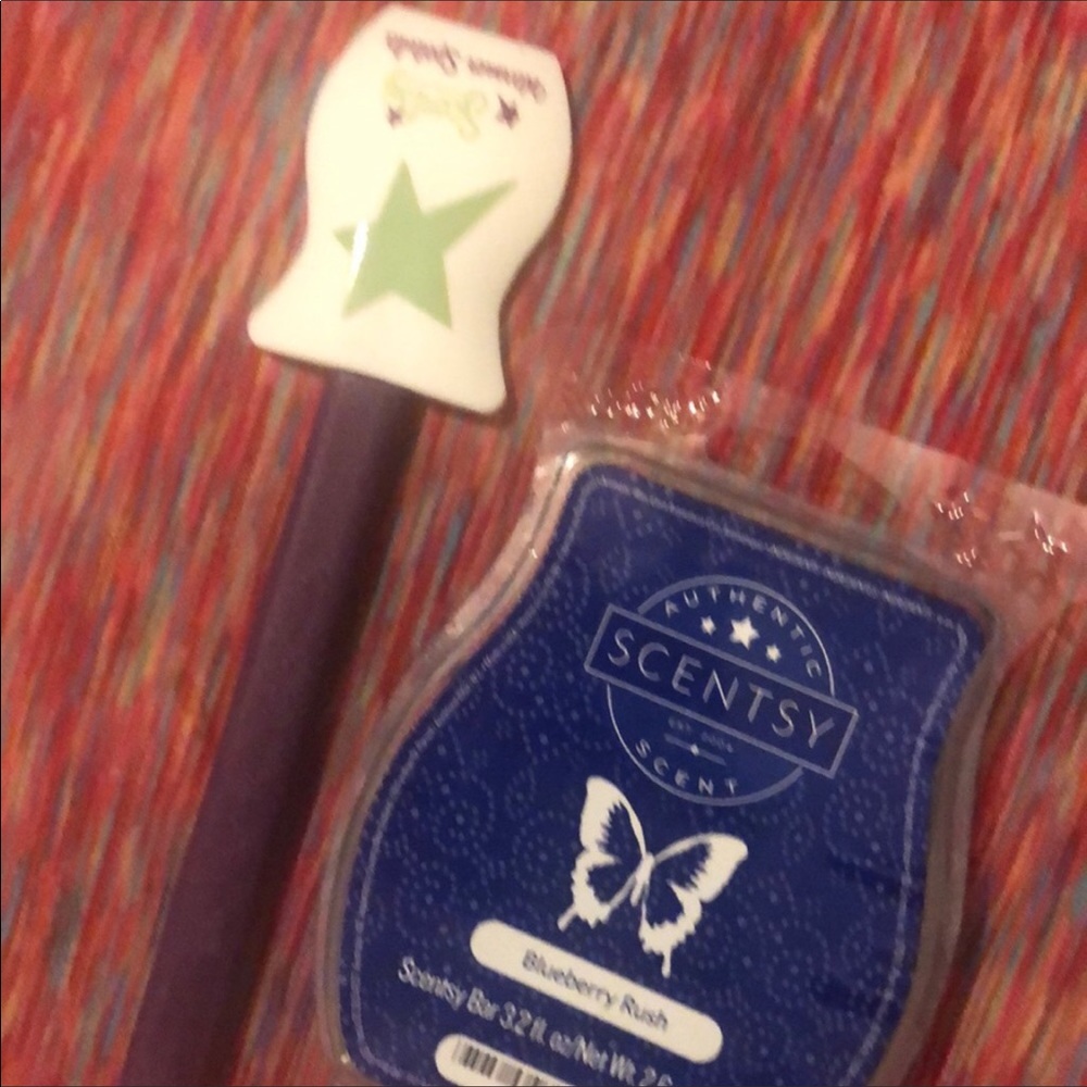 Blueberry rush scentsy bar & spatula